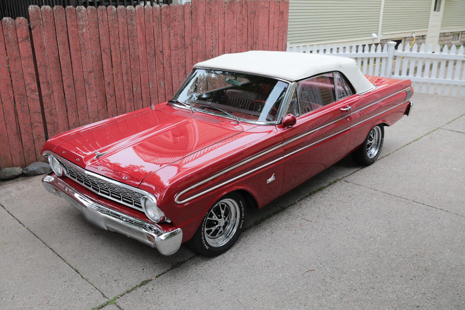 289-powered 1964 ford falcon futura convertible