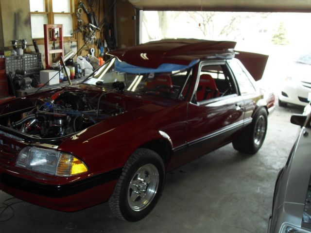 1991 ford mustang lx coupe drag car