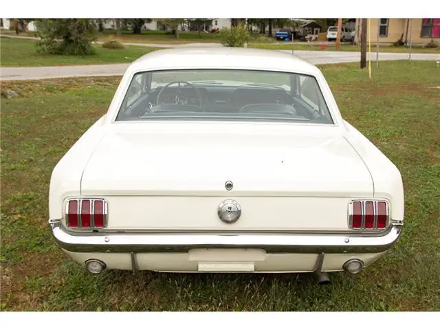 1966 ford mustang 66,200 miles wimbledon white coupe 200 inline 6 cyl automatic
