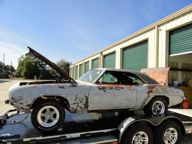 1969 hugger orange camaro ss/rs with black deluxe houndstooth intr