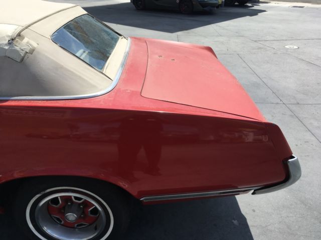 1970 oldsmobile cutlass convertible 455 cid