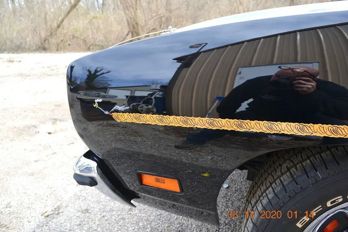 1970 roadrunner 440 4spd ps pb laser straight show quality factory black paint