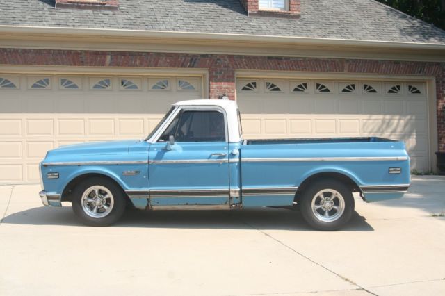 1972 short bed c-10 chevrolet truck v8 automatic factory swb look!!! cheyenne