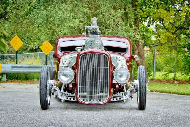 hot rod rat rod show car resto mod hemi 32 ford grill ((hand built)) steel