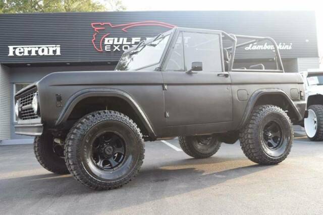 1977 ford bronco 5000 miles black suv v8 5.0l automatic 3-speed