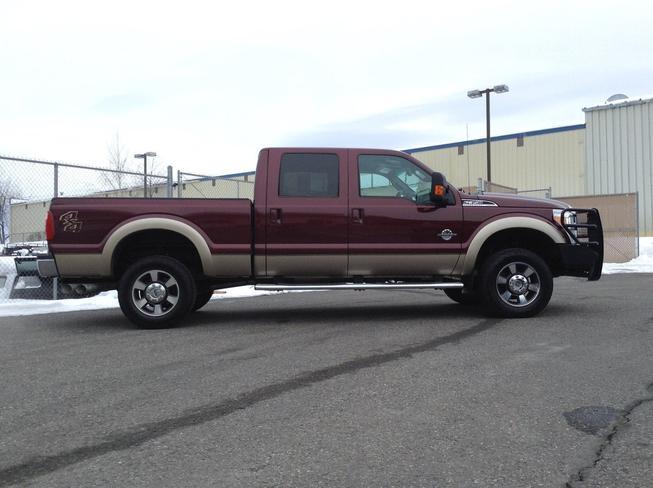 2012 ford f350 4x4 crew cab lariat for sale in bozeman, montana