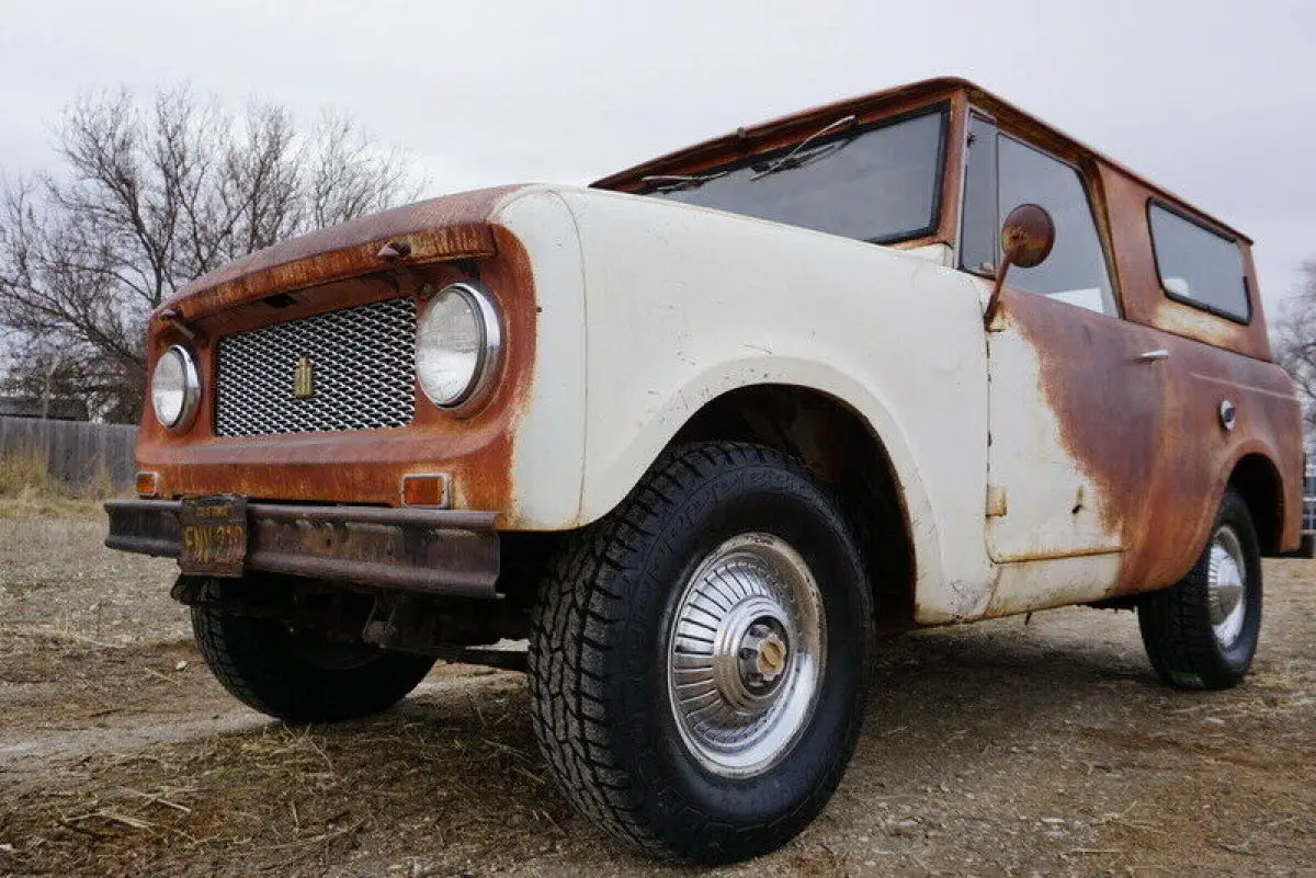 rare 1963 international harvester scout 4x4 scout 80/800, low mileage, patina