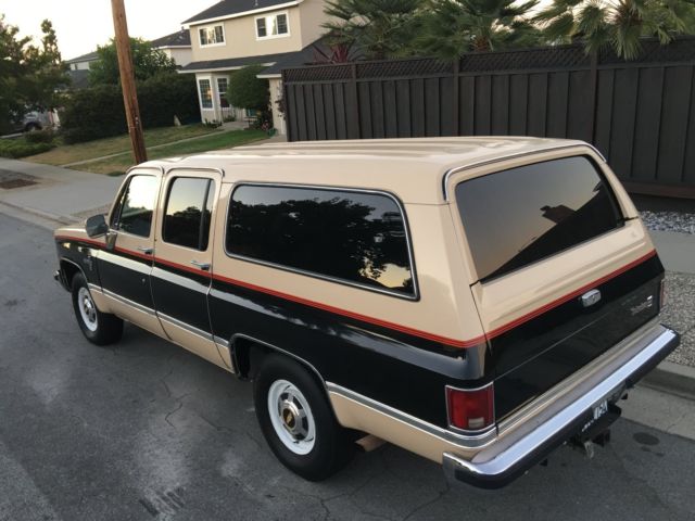 1986 chevy suburban rust free only 53k miles 454 3/4 ton silverado no reserve!!