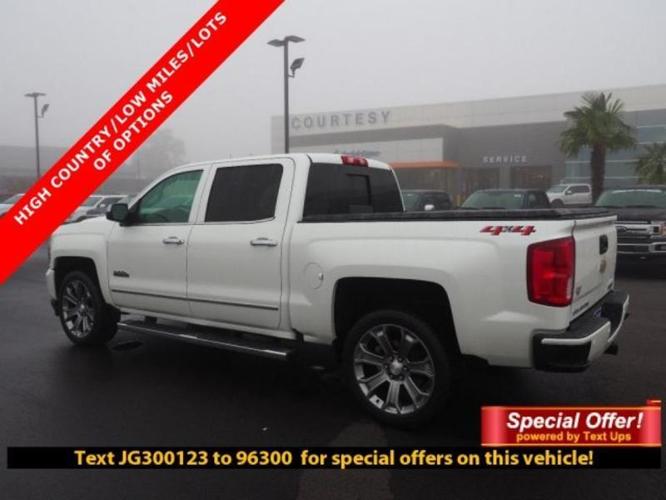 2018 chevrolet silverado 1500 high country 4x4 high country 4dr crew cab 5.8 ft. sb for sale in hattiesburg, mississippi