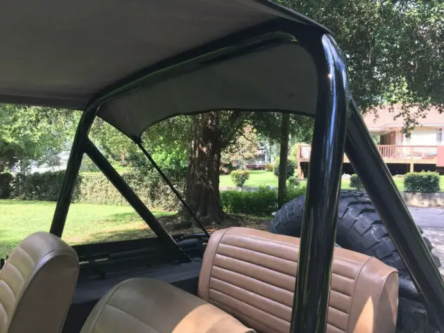 1976 jeep cj5 rebuilt 304ci v8 3-speed manual restored original miles @ 116,630