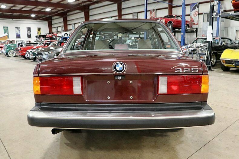 1986 bmw 325 125336 miles maroon sedan 2.7l 6cyl automatic
