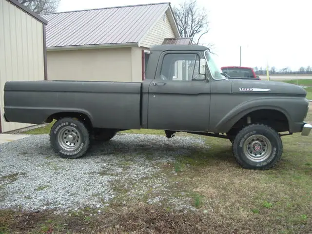 1962 ford f100 4x4 truck---390--4 speed--project---hotrod