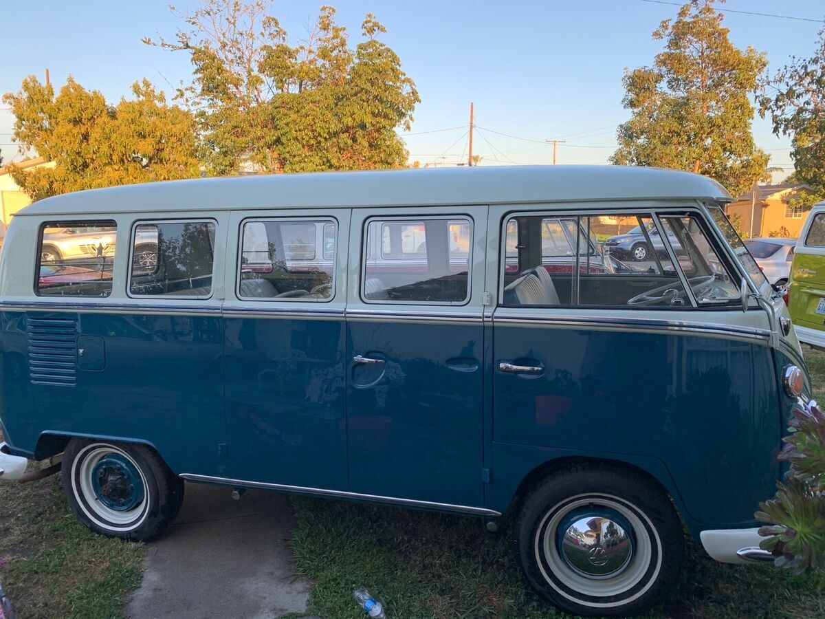 1964 volkswagen type 1 wagon blue fwd manual