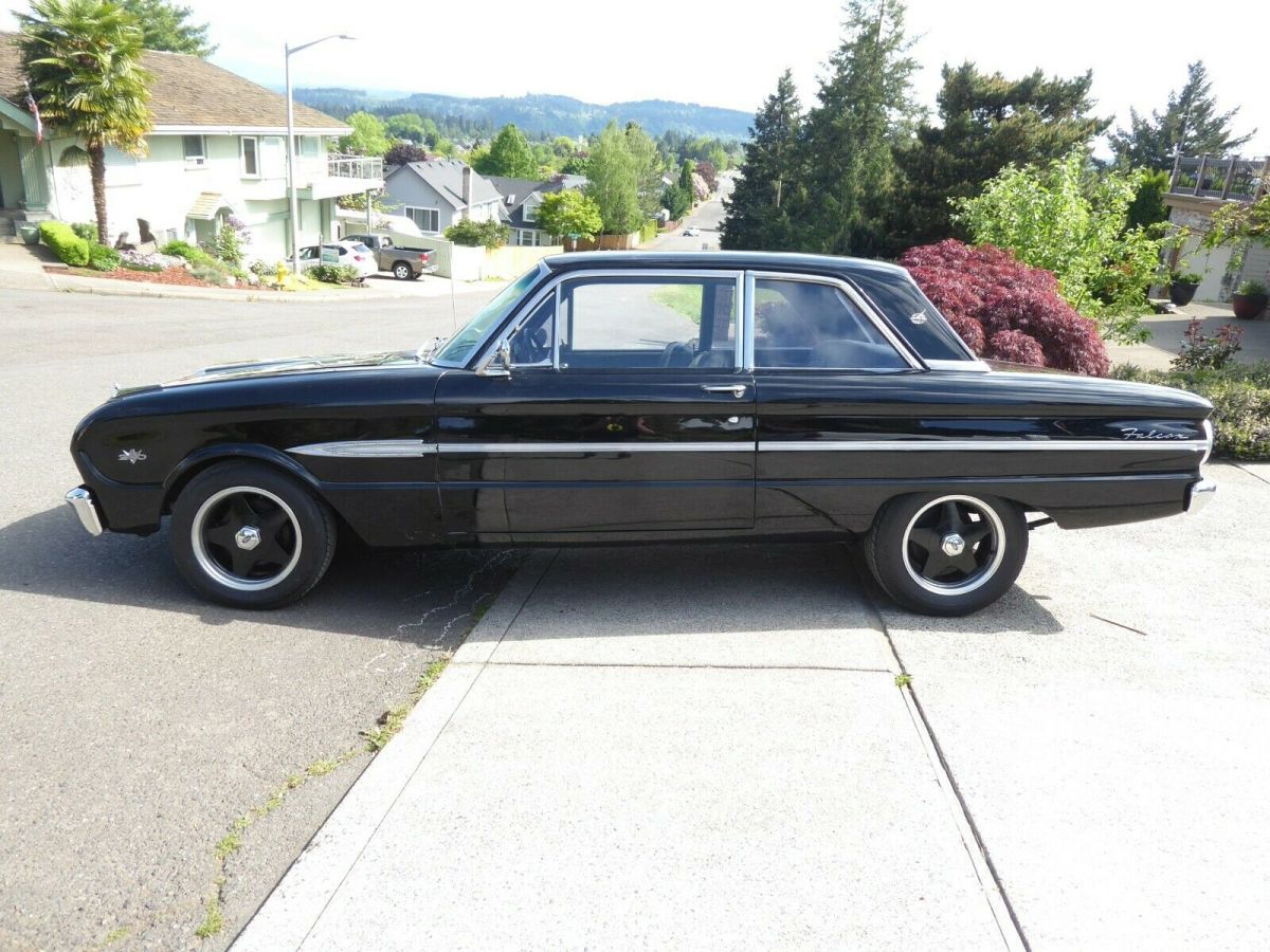 1963 ford falcon futura 260 4v at 71363 original miles blk/blk