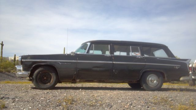 1956 desoto firedome 6 pass rare station wagon hemi v8 manual trans low vin