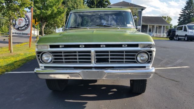 1975 all original ford f-250 super cab ranger camper special (low miles)
