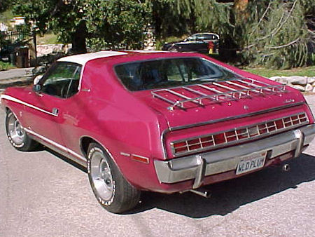rare 1972 amc javelin sst 360 v-8 - orig pierre cardin interior - automatic - ac