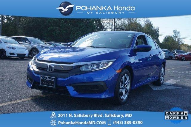 used 2016 honda civic lx sedan salisbury, md 21801 for sale in salisbury, maryland