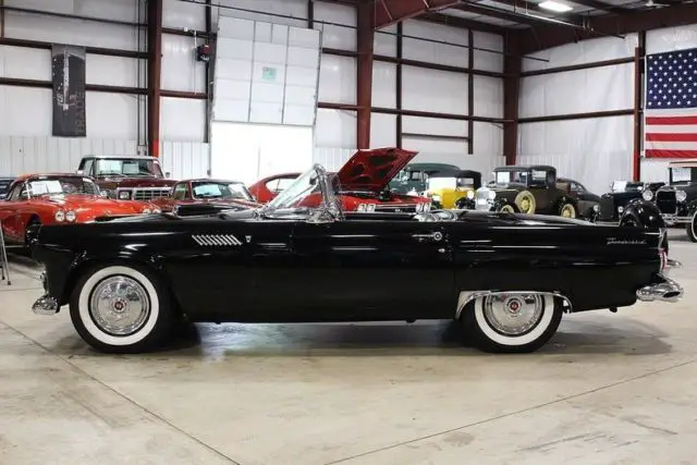 1956 ford thunderbird 53465 miles black convertible 312 v8 automatic