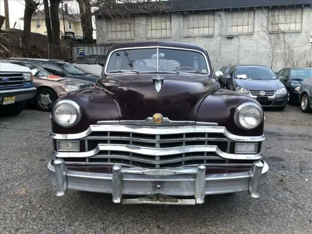 1949 chrysler windsor inline 6 : barn find garaged for 25 years : no reserve