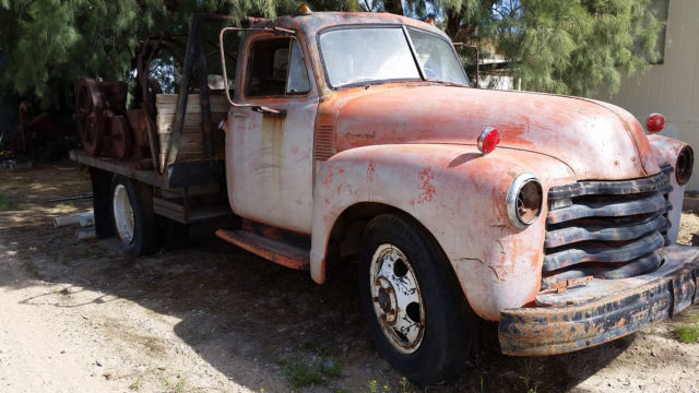 1952 chevrolet 1 ton flatbed