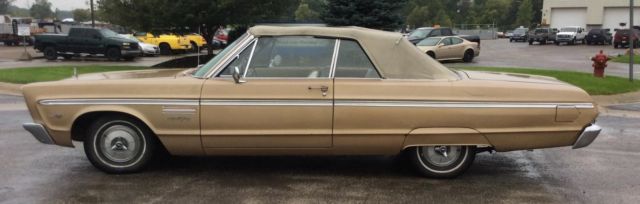 1965 plymouth sport fury convertible, 383 v8 270 hp, automatic, bucket seats