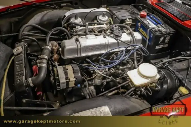 1975 triumph tr6 red 2.5l 4-cylinder 80375 miles