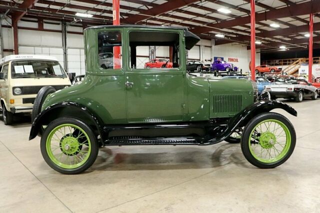 1926 ford model t 1 green coupe 174ci inline-6 2-speed manual