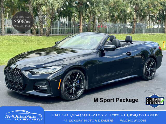 2021 bmw 4-series 430i convertible 2d