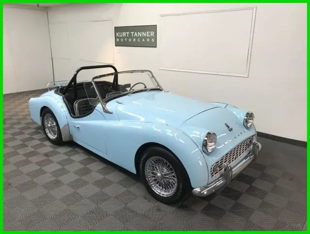 1960 triumph tr3a. mechanical rebuild on an older restoration. great driver