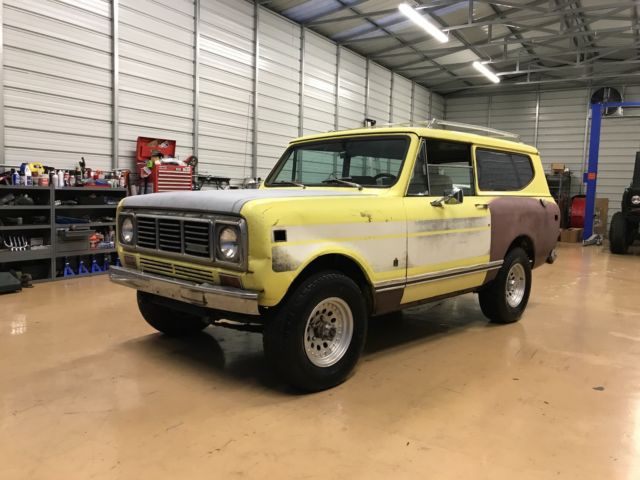 1976 international scout ii , matching number 345 and auto trans, fresh rebuild