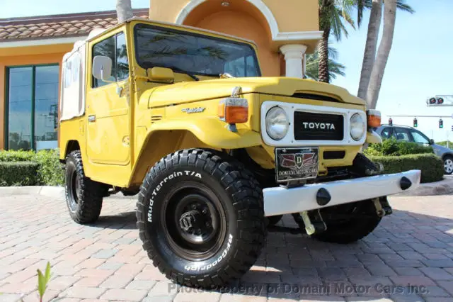 restored fj40 soft-top land cruiser with a/c and power steering! older restorati