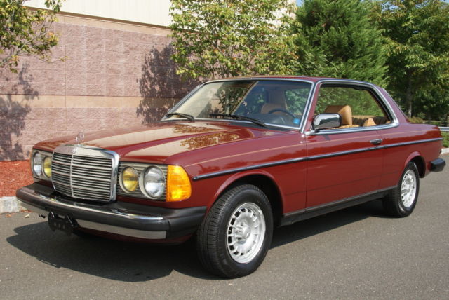 1984 mercedes-benz 300cd rare orient red /palomino museum quality unrestored !!!