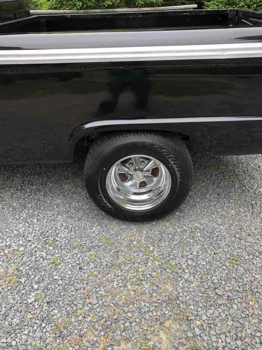1966 ford f100 pickup black rwd manual short bed