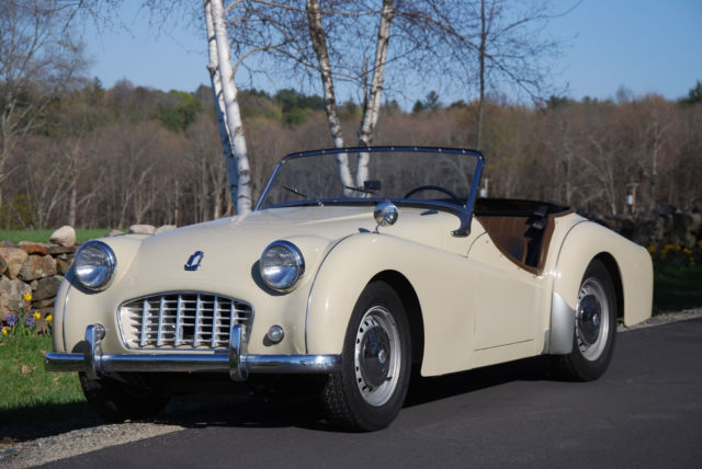 1957 triumph tr3 - excellent car