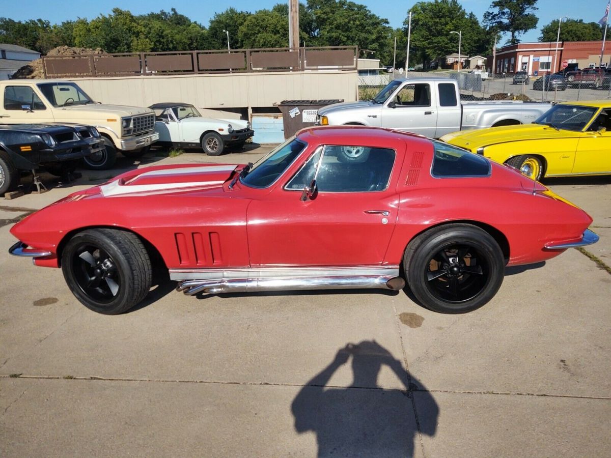 1965 corvette coupe , numbers matching 327, 4 speed, rust free frame and cage