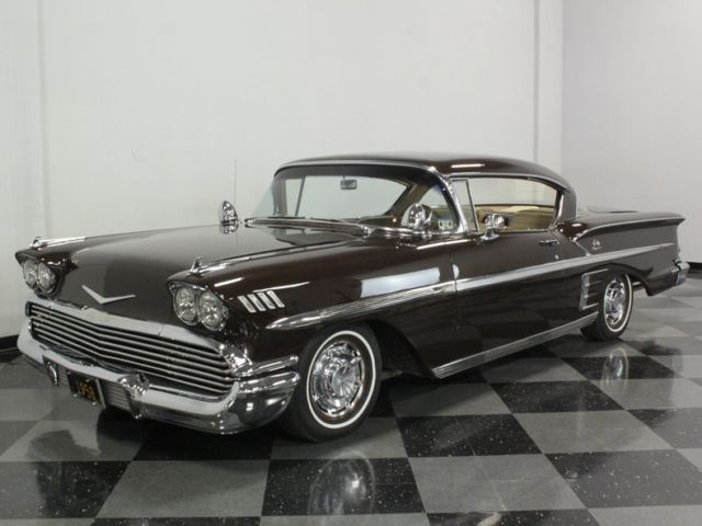 1958 chevrolet impala 75854 miles brown hardtop 350 v8 3 speed automatic