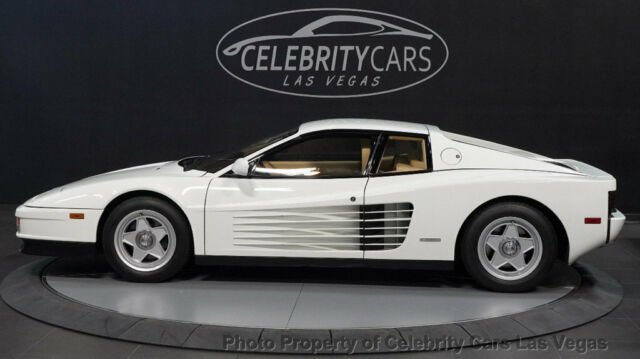 1988 ferrari testarossa, serviced, capristo, white! las vegas
