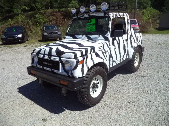 1988 suzuki samurai base 2dr 4wd suv manual 5-speed 4wd i4 1.3l gasoline