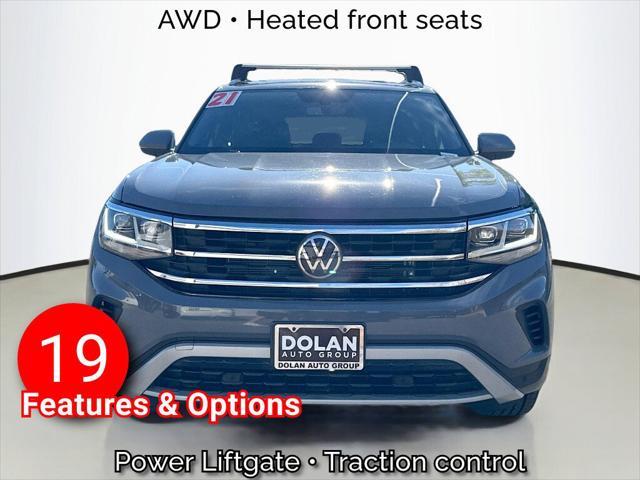 2021 volkswagen atlas cross sport 2.0t se w/technology 4motion
