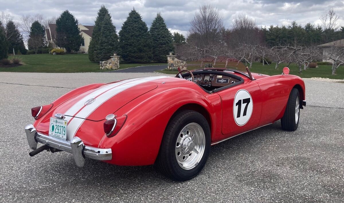 excellent running "lemans-style" mga roadster, 1.8 liter engine, custom wheels