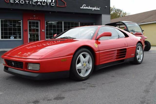 1991 ferrari 348 36884 miles red coupe v8 other manual 5-speed