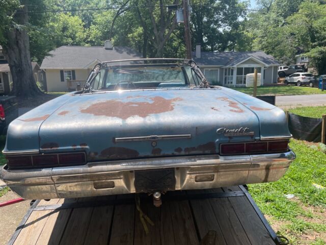 1966 chevrolet impala convertible blue rwd automatic ss
