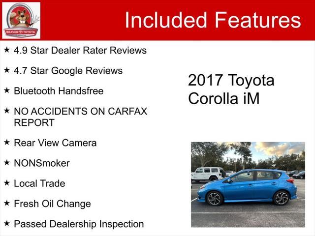 2017 toyota corolla im base