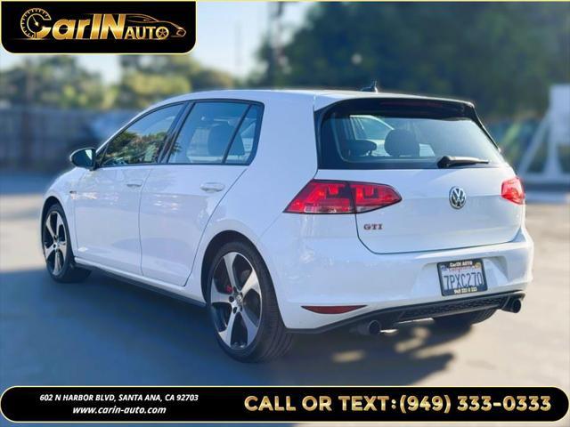 2016 volkswagen golf gti 2.0t autobahn w/performance package 4-door