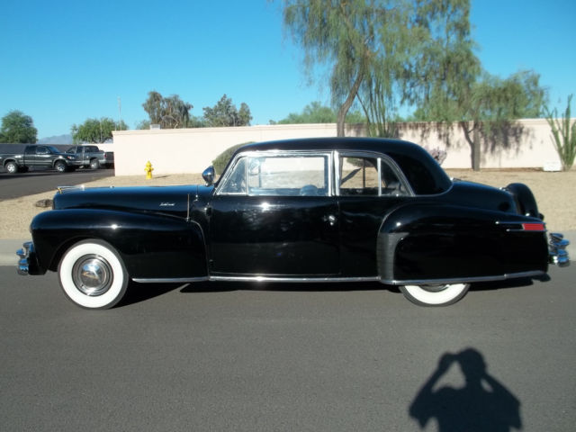 1948 lincoln continental coupe, 37,835 miles concours condition