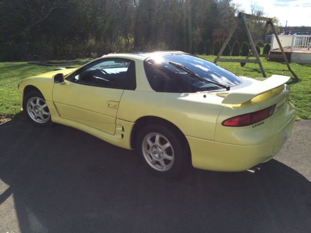 1994 mitsubishi 3000gt sl coupe pearl yellow - low miles - 66k