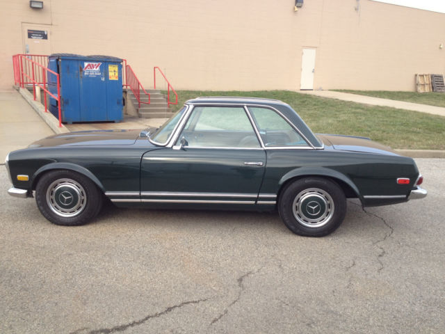 1968 mercedes-benz 280sl, fully serviced & sorted, 76,800 orig miles, both tops!