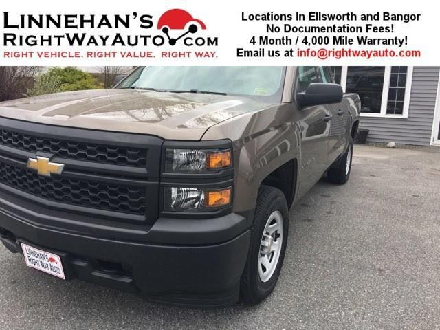 2014 chevrolet silverado 1500 work truck 4x4 work truck 4dr double cab 6.5 ft. sb w/1wt for sale in ellsworth, maine