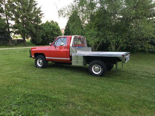 1979 gmc sierra 3500 4x4 w/ hillsboro flatbed
